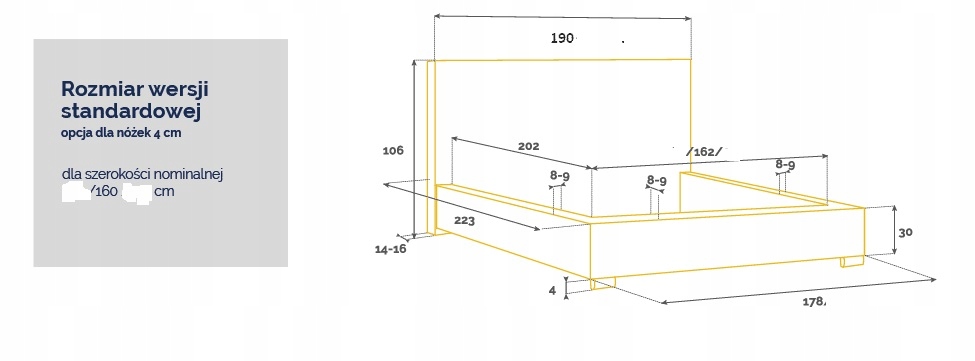 COMFORTEO-Lozko-PARMA-160-z-pojemnikiem-GDM-Kod-producenta-parma-160-z-pojemnikiem
